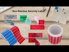 Etiquetas de seguridad abiertas para el embalaje